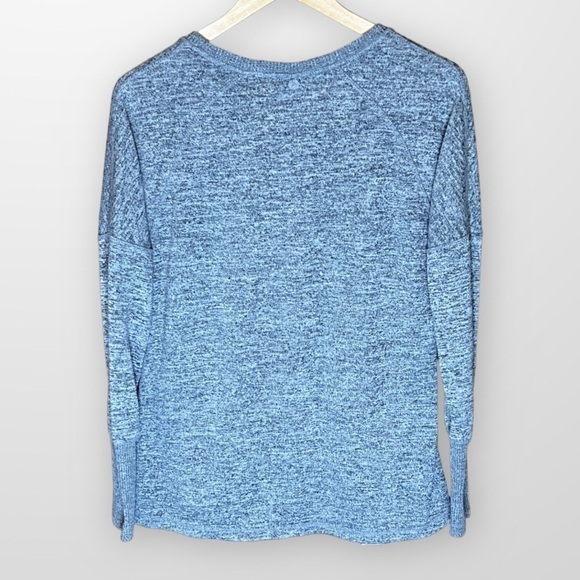 Active Life Gray Sweater With Zippers, Size Medium - Picture 2 of 4